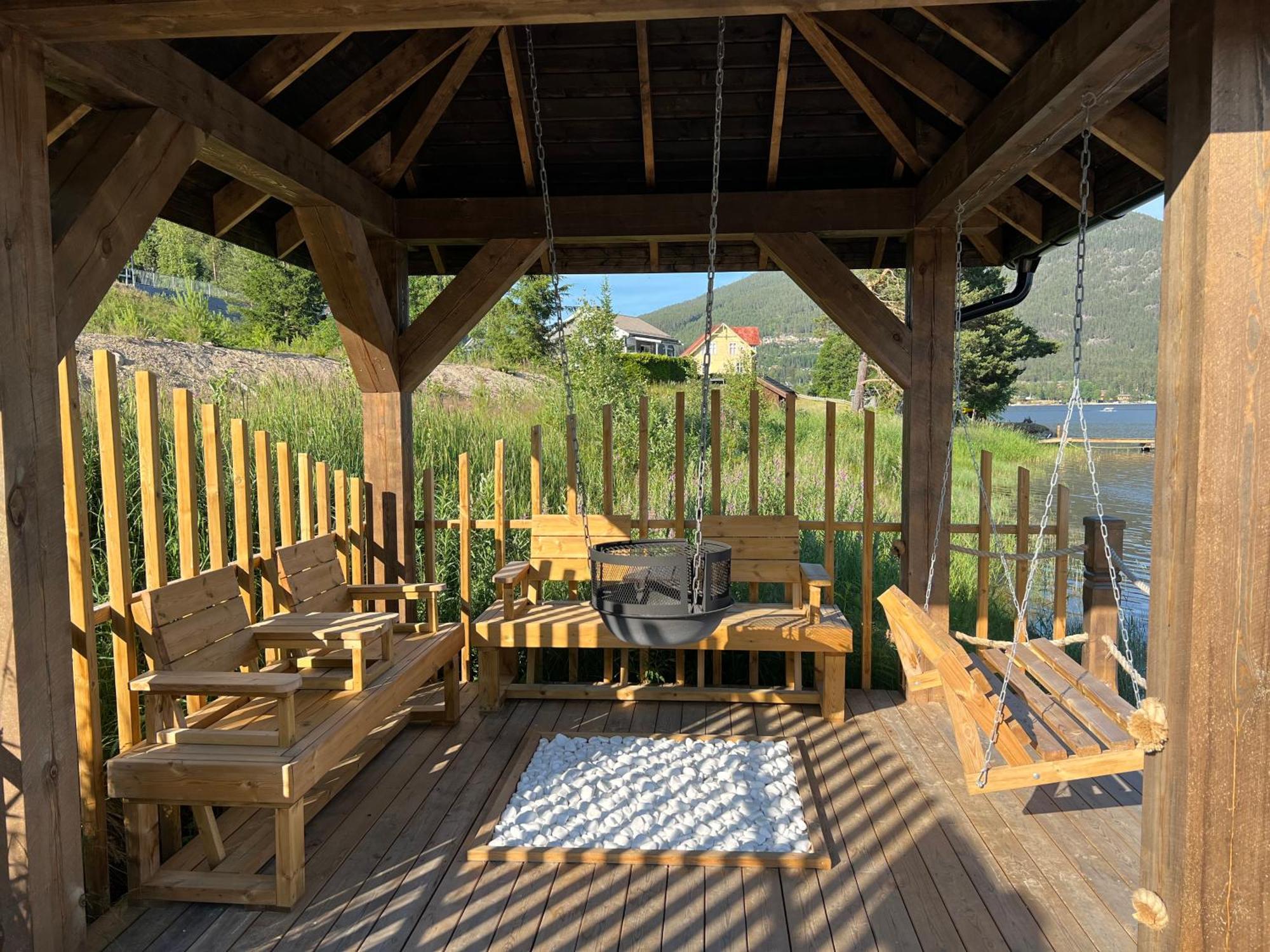 Hytte Naer Vannet, Jacuzzi Og Sauna วราดาล ภายนอก รูปภาพ